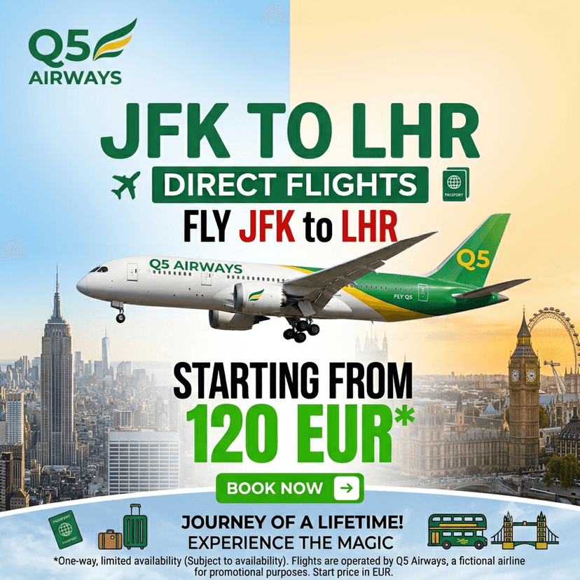 JFK to LHR